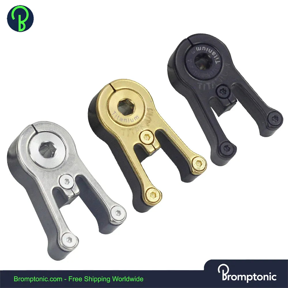Support de prise en Titane pour guidon de vélo Brompton
