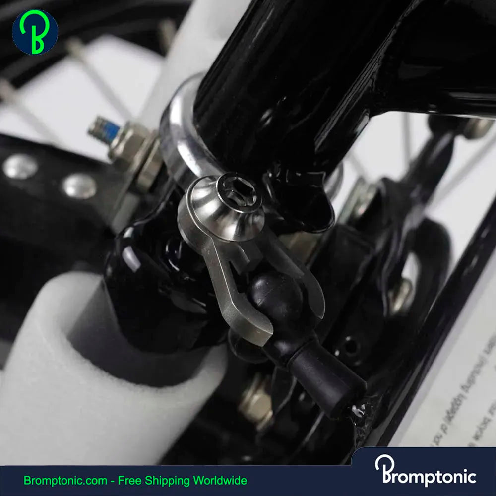 Support de prise en Titane pour guidon de vélo Brompton