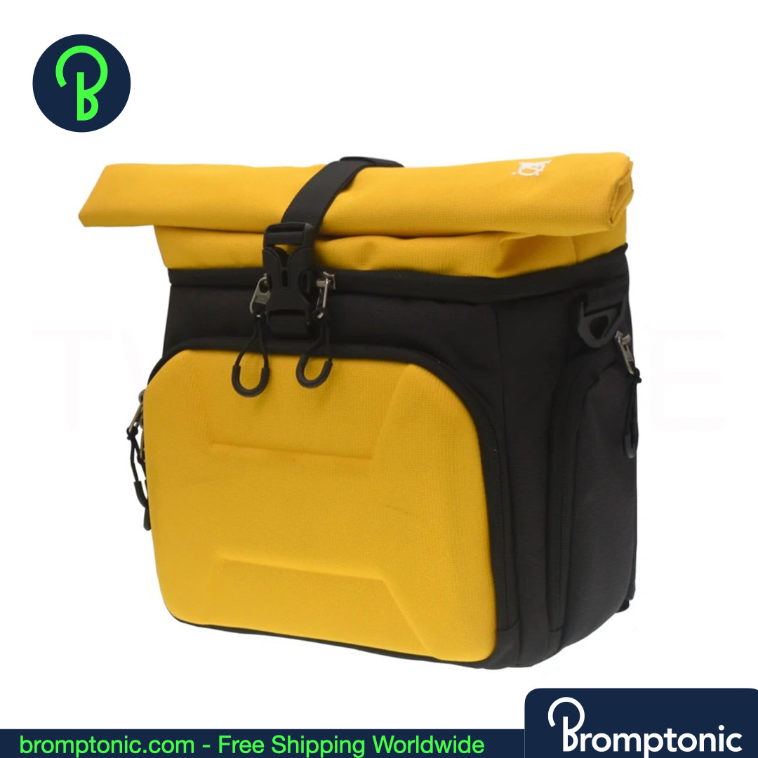 Brompton Roll-Top Front Bag - 12.6L Expandable Hard-Shell Commuter Bag (A/C/G/P/T Line)