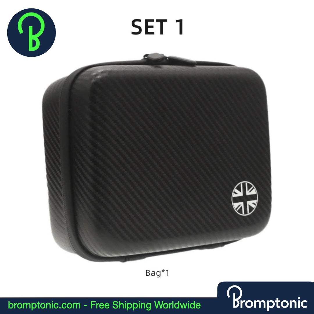 Mini-sac De Vélo Ortlieb Pour Brompton - Noir - Petite Taille, Position Cadre - Occasion