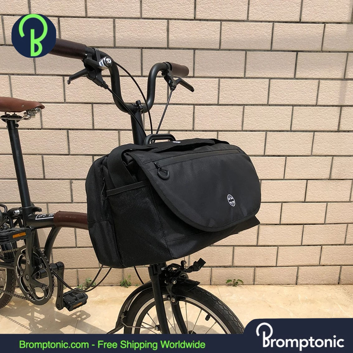 Brompton Front Commuter Bag 15L - Laptop & Rain Cover Ready
