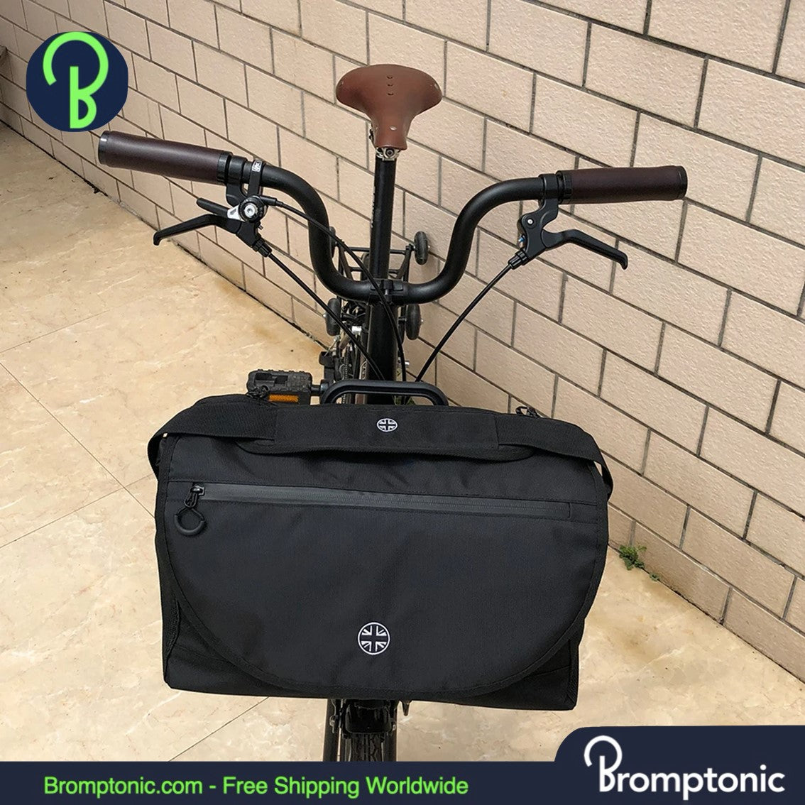 Brompton Front Commuter Bag 15L - Laptop & Rain Cover Ready