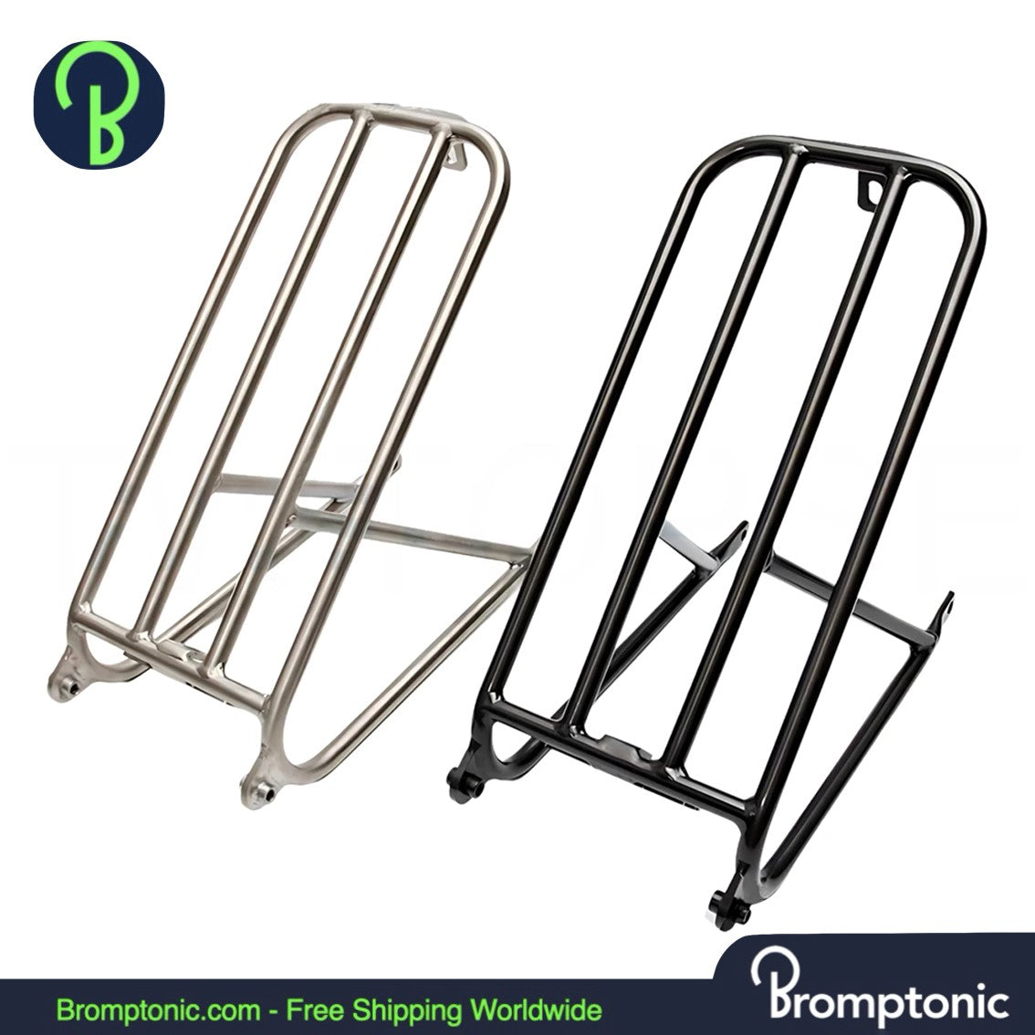 Porte-bagages arrière Brompton Titanium - Porte-bagages ultraléger et durable