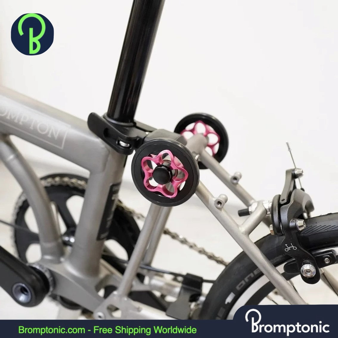 Brompton Easy Wheel 70mm Lightweight Auxiliary Wheel