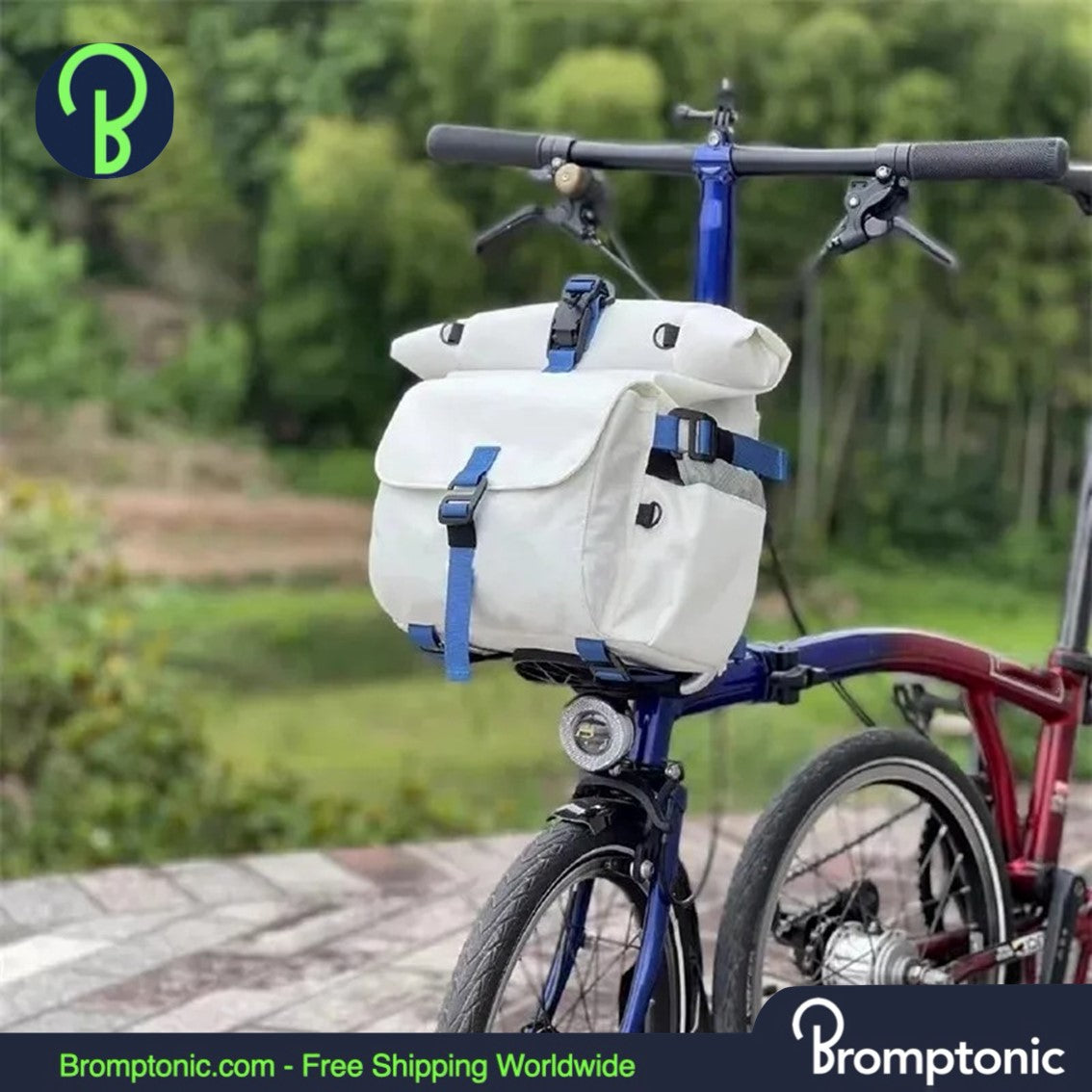 Sac à dos porte-bagages avant Brompton 15L/21L
