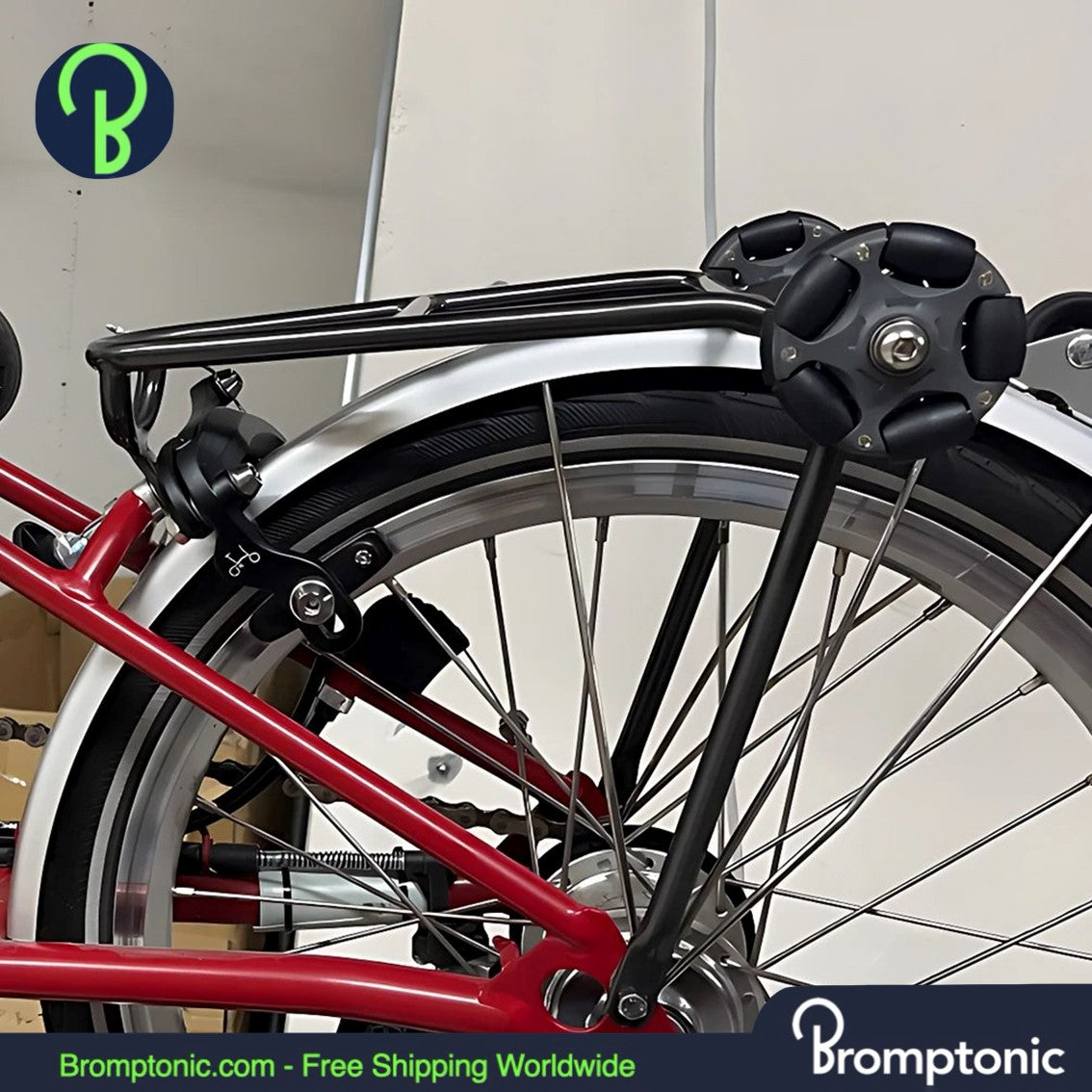 Brompton Ultra-Light Titanium Q-Rack Rear Cargo Rack for A/C/P/T Line