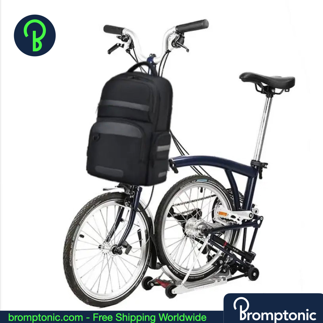 Brompton Business Backpack 28L - Sac de voyage multi-compartiments avec cadre de transport frontal (A/C/G/P/T Line)