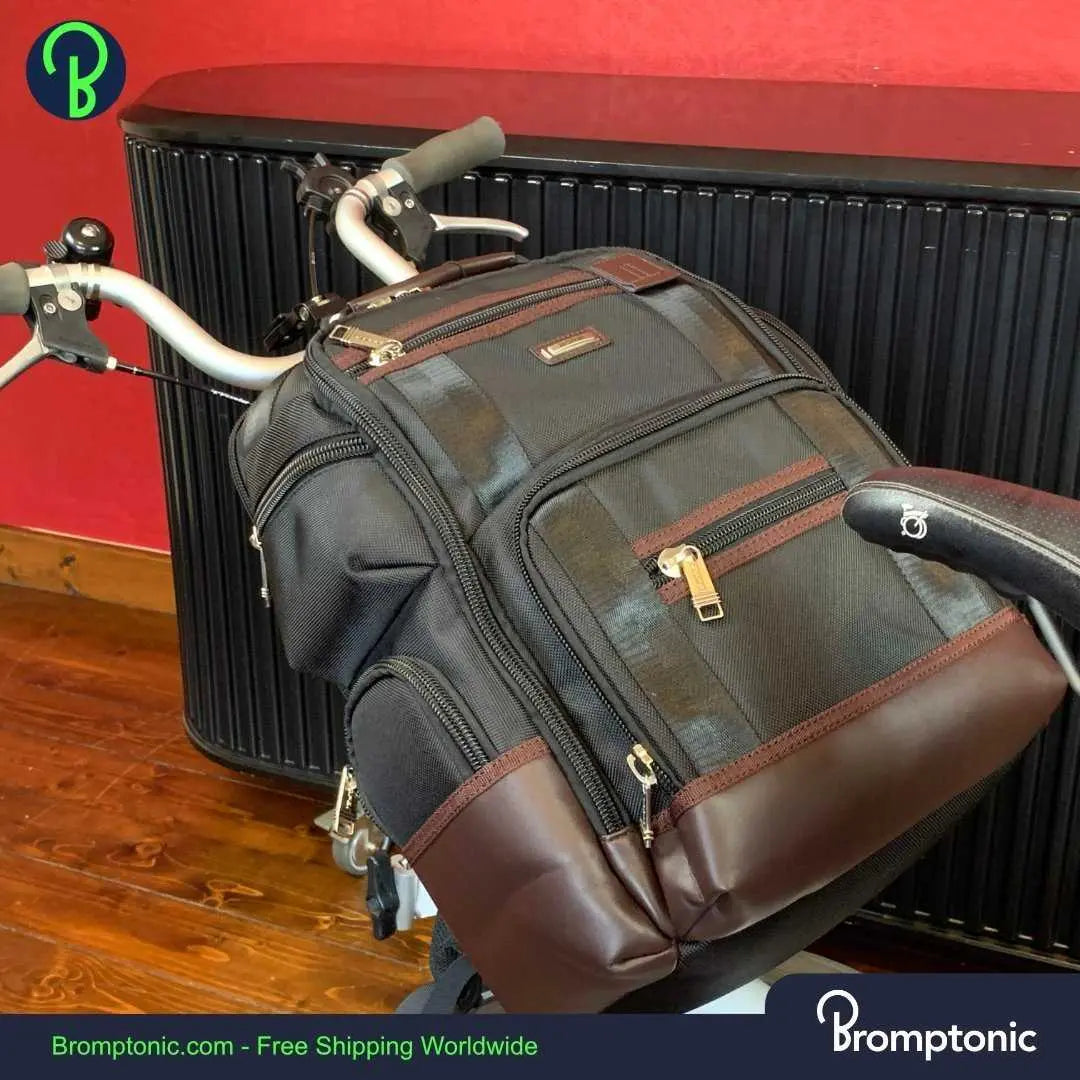 Brompton Bike Front Carrier Oversized Backpack Bromptonic