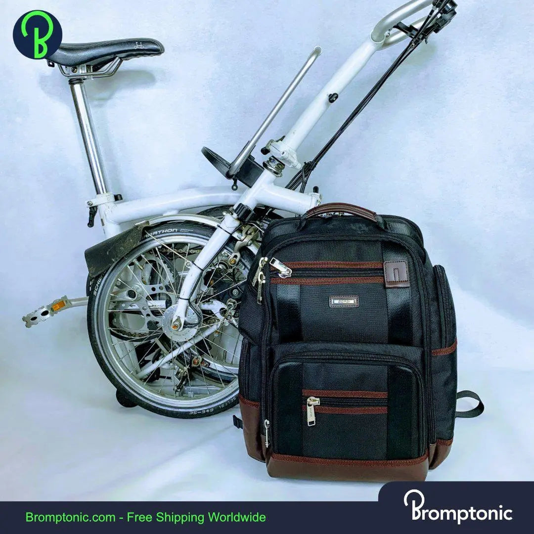 Brompton Bike Front Carrier Oversized Backpack Bromptonic