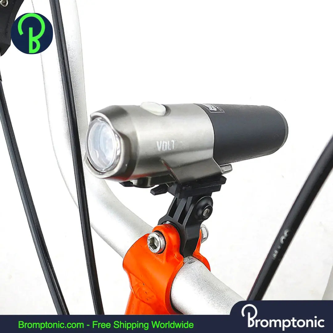Mini Porte-bagages Arrière Pour Brompton - Aluminium Léger (140g), Compatible Avec/sans Garde-boue | Transport Léger Urbain