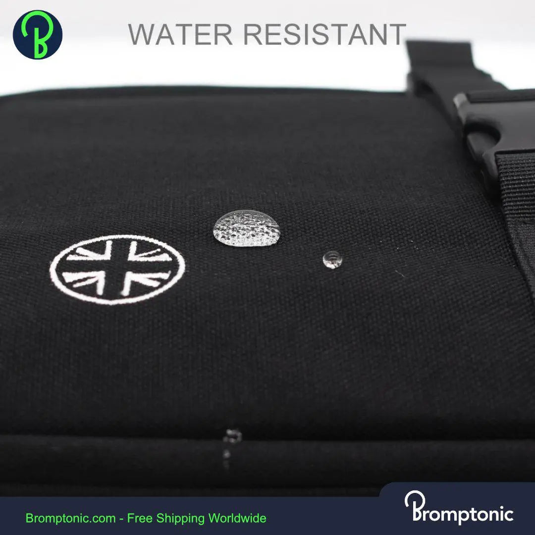 Brompton Roll Top Bag Water Resistant Rain Cover Adjustable Strap Bromptonic