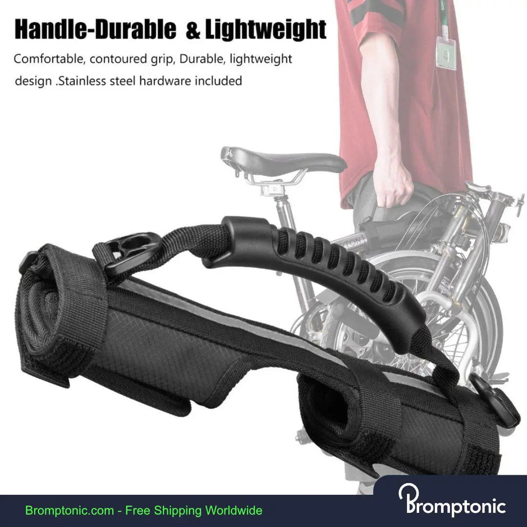 Brompton carry handle & shoulder strap Bromptonic