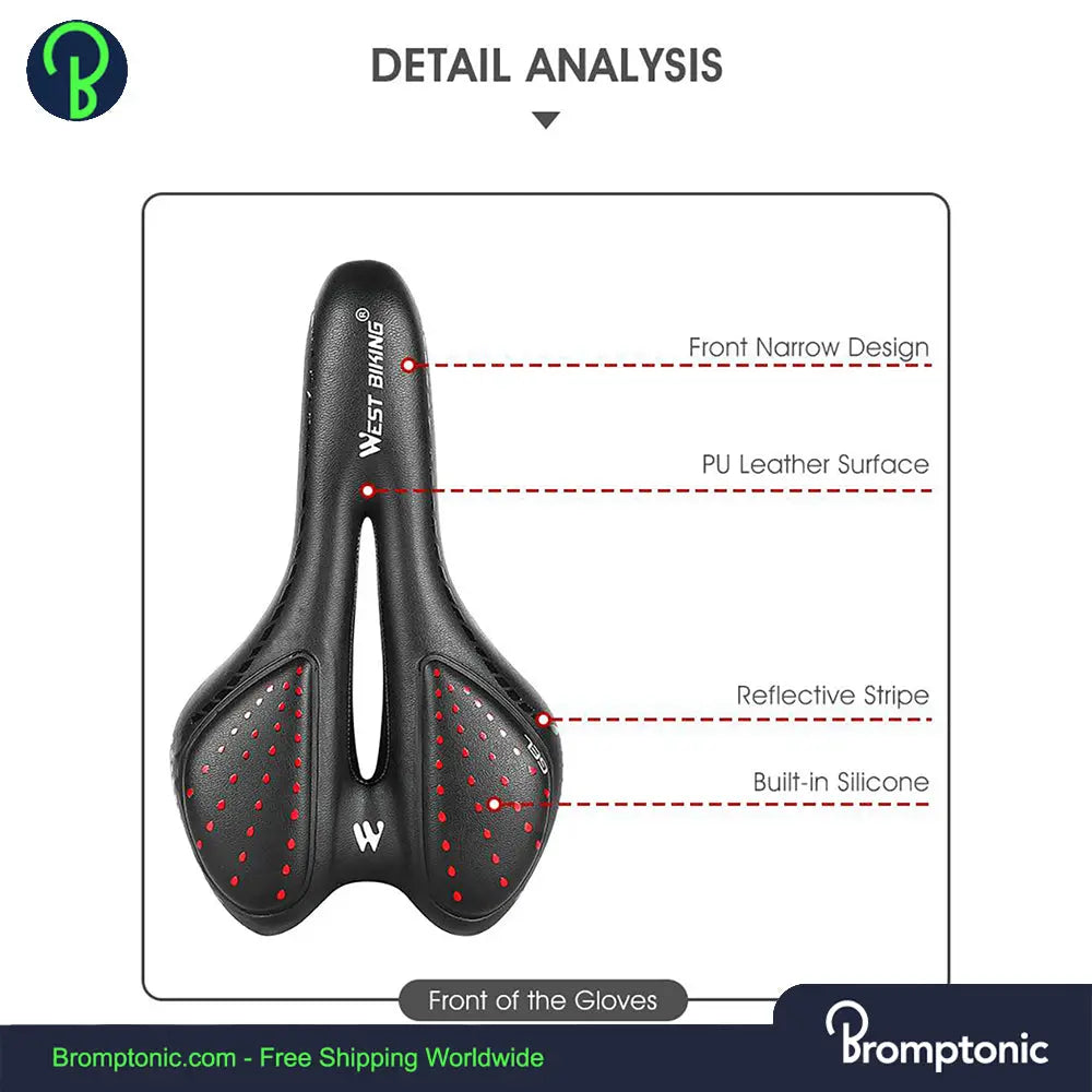 Sport Foam Saddle For Brompton Bromptonic