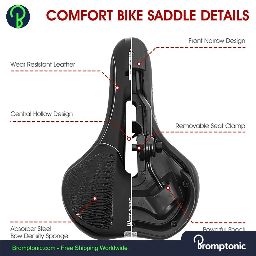 Sport Foam Saddle For Brompton Bromptonic